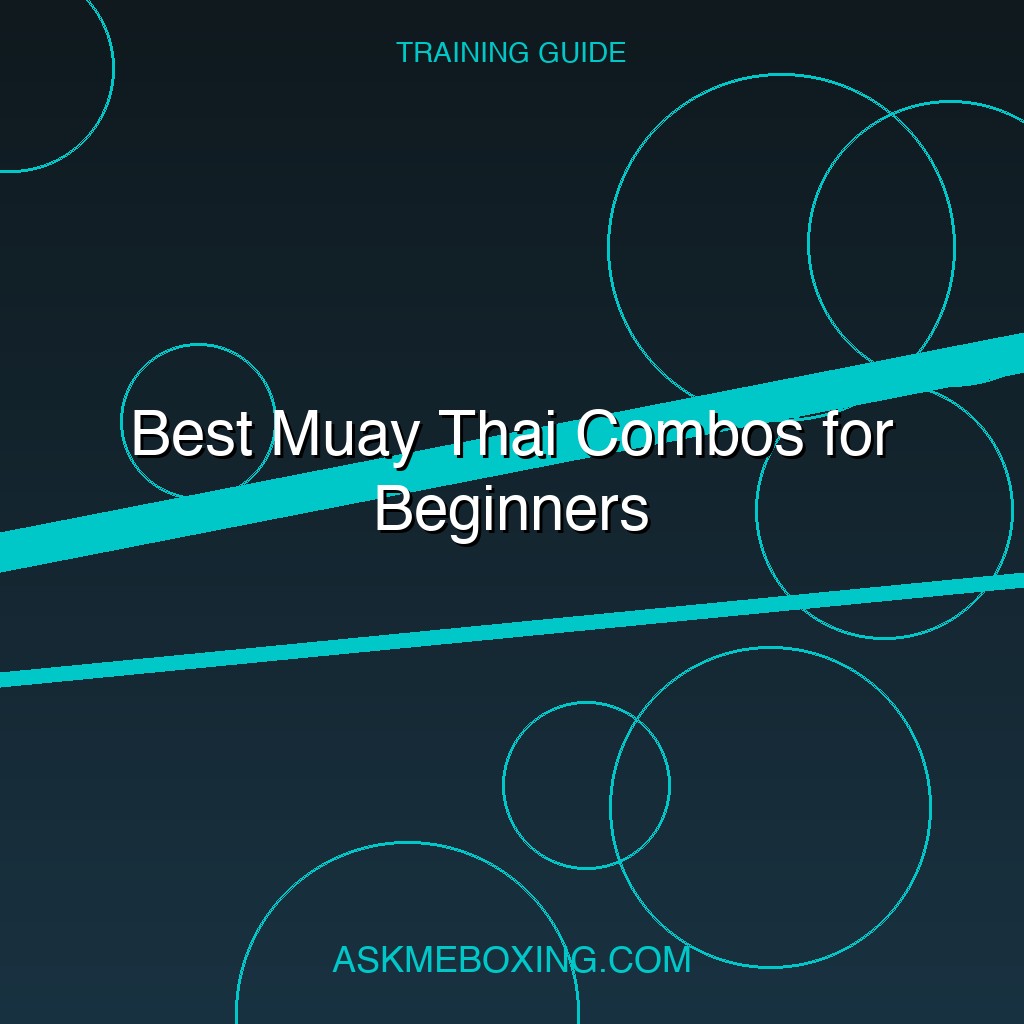 Best Muay Thai Combos Beginners