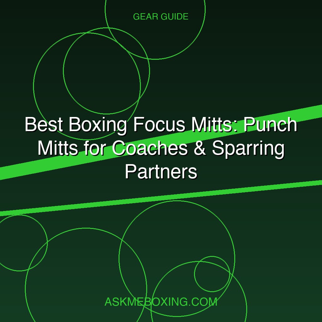 Best Boxing Focus Mitts