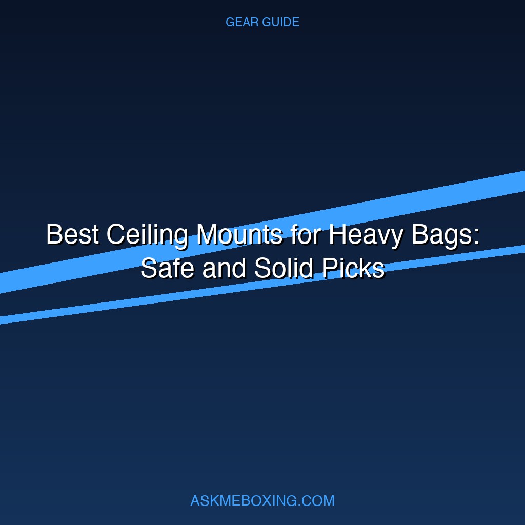 Best Ceiling Mounts For Heavy Bags