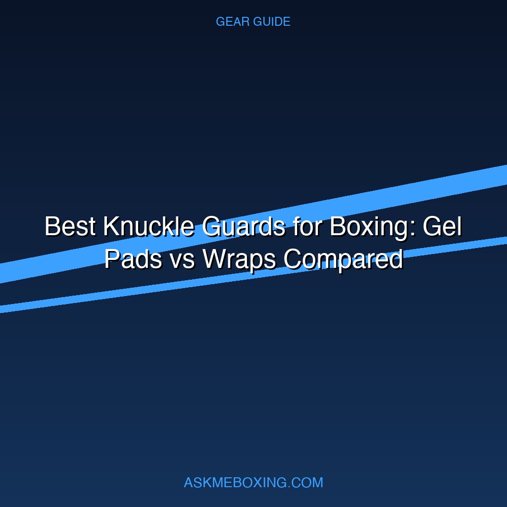 Best Knuckle Guards For Boxing